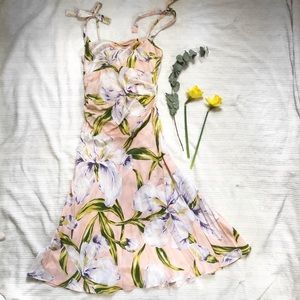 Diane Von Furstenberg Floral Print Silk Dress